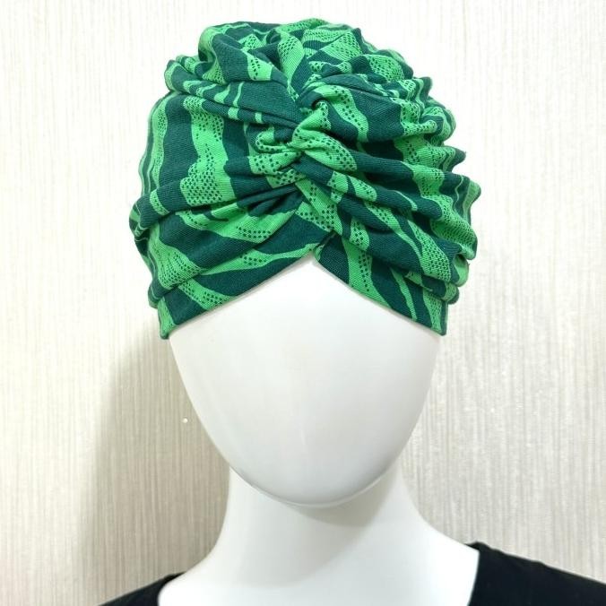 Turban Hijab Jilbab Instan Qqinian Camo Loreng Hijau Army Grosir