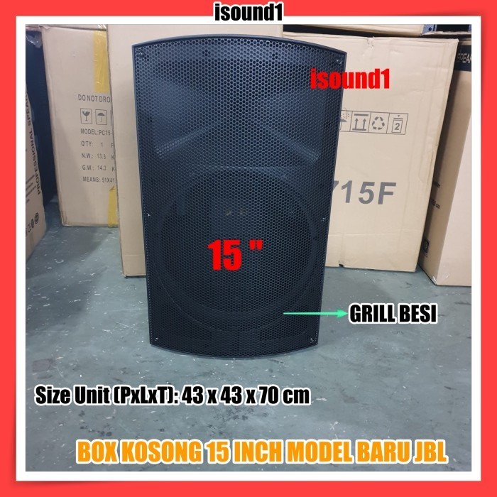 Promo Box Speaker Fiber Plastik 15 Inch Model Jbl Baru 15In Bok Kosong .