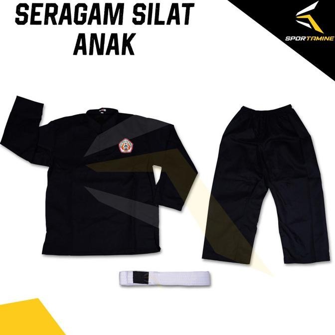Seragam Pencak Silat Hitam - Baju Pencak Silat Anak IPSI