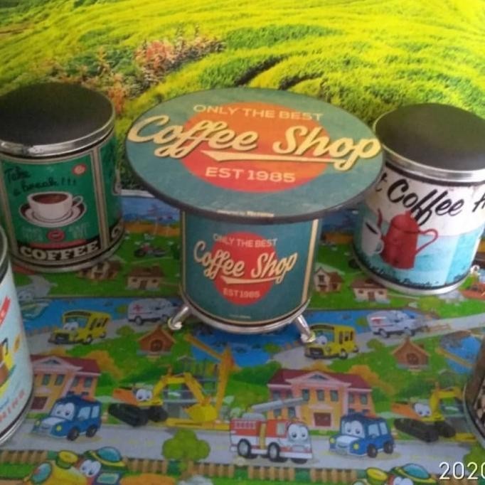 Set Meja Kursi Tong Cafe Unik 18 Jenjeniu