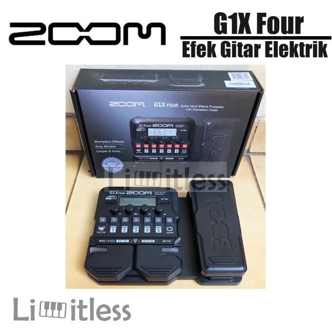 Zoom G1X Four Efek Gitar Garansi Original