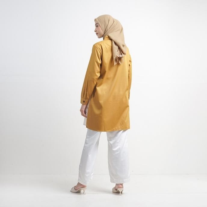 Baju Tunik Wanita Printing Toyobo Motif Azaleya / Sm592