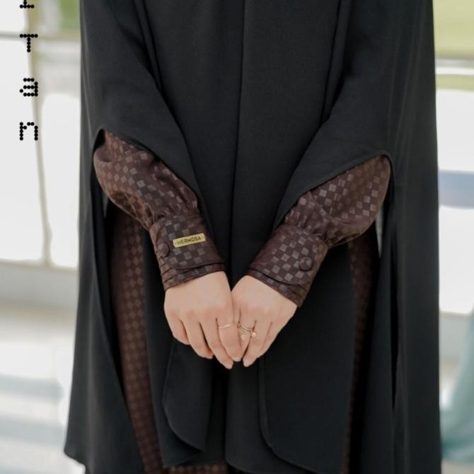 Gamis Syari Embos Premium Tartan (Hermosa Original)