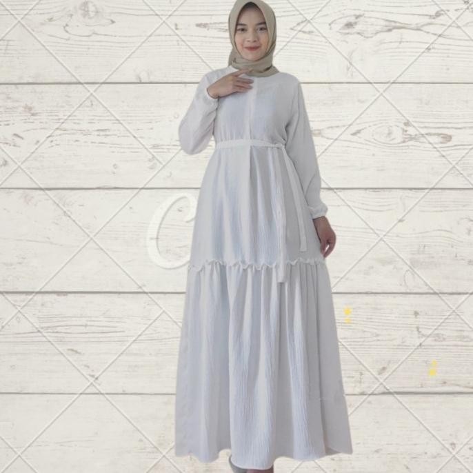 Baju Gamis Jumbo Wanita Rparie Dress Fashion Muslim Xl Xxl Xxxl 5L