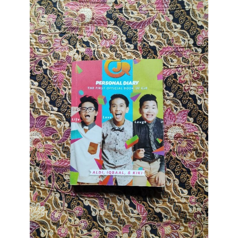 Buku PERSONAL DIARY The First Official Book of CJR  @Aldi, Iqbal & Kiki