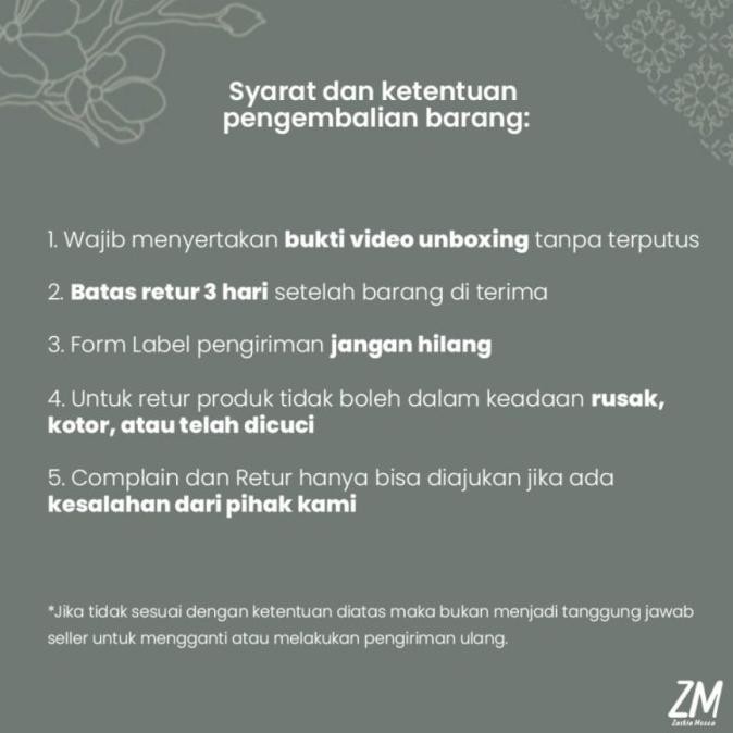 Zm Feat Gerai Hawa - Ubaidah Koko Kids Maroon Beige