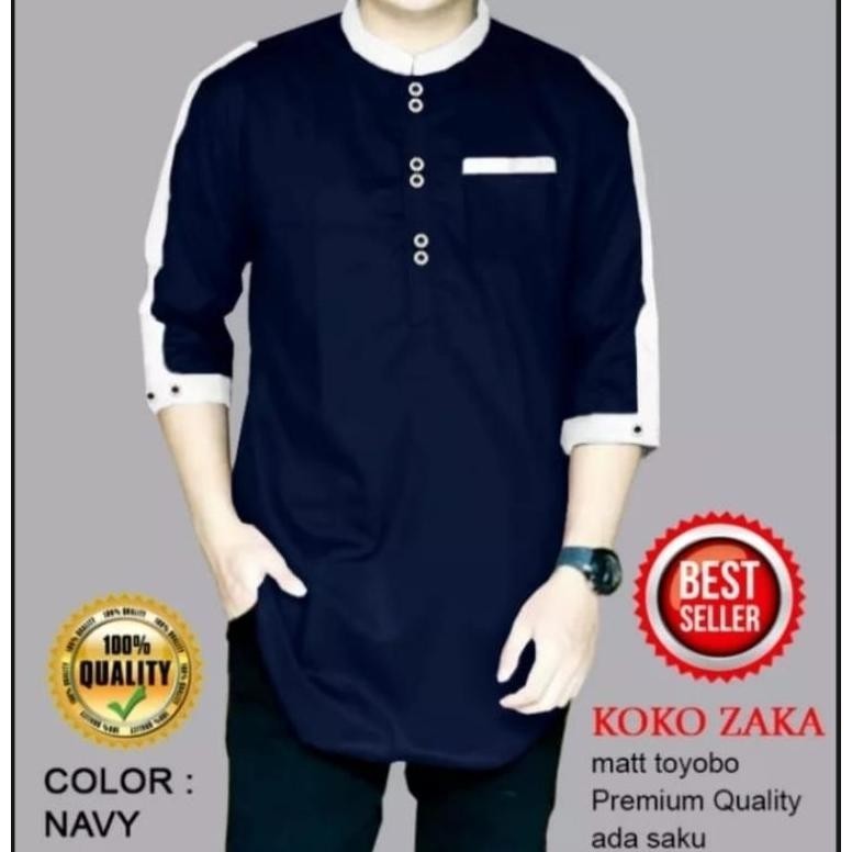 Diskon Baju Koko Kurta Zaka Terbaru Original