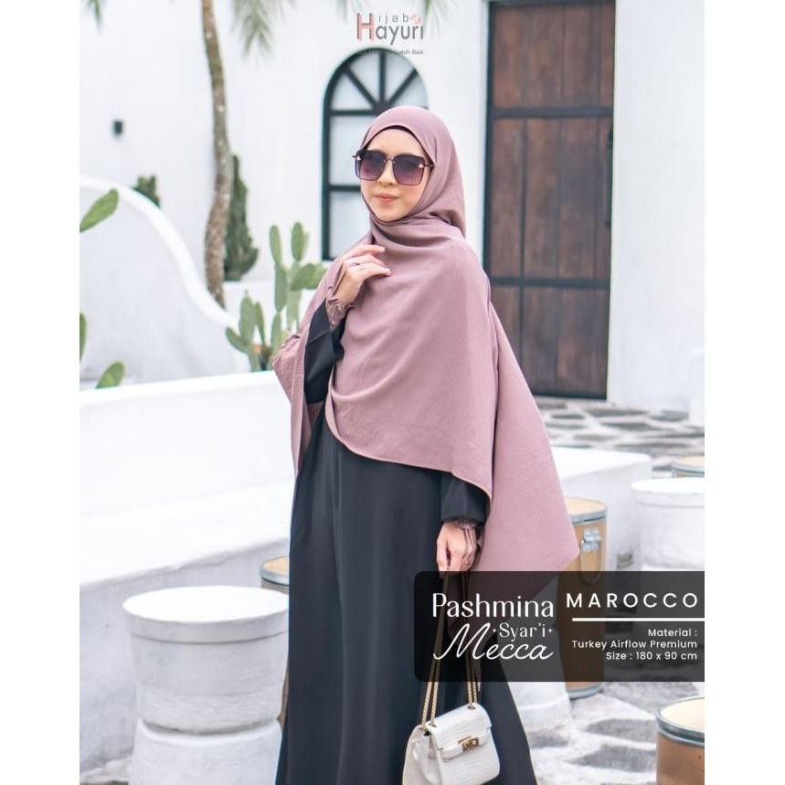 Pashmina Syari Mecca 180X90 / Pasmina Crinkle