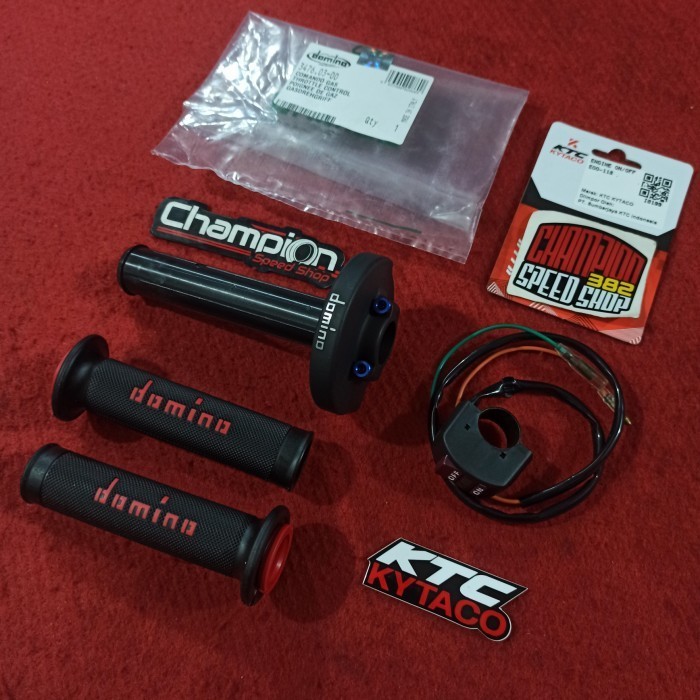 Baru!!! Paket Gas Spontan Domino Italy Saklar Engine KTC Kytaco Ninja 150RR RR
