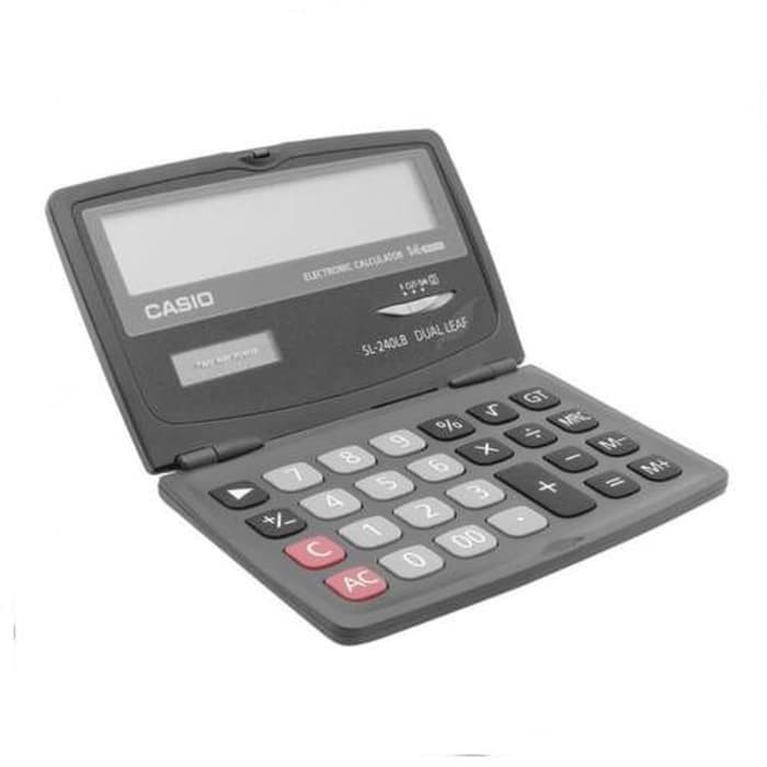 

Kalkulator Casio Sl 240 Lb Original - 14 Digit - Kalkulator Lipat