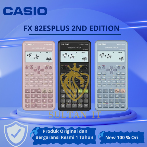 

Kalkulator Scientific Casio Fx 82Es Plus 2Nd Edition