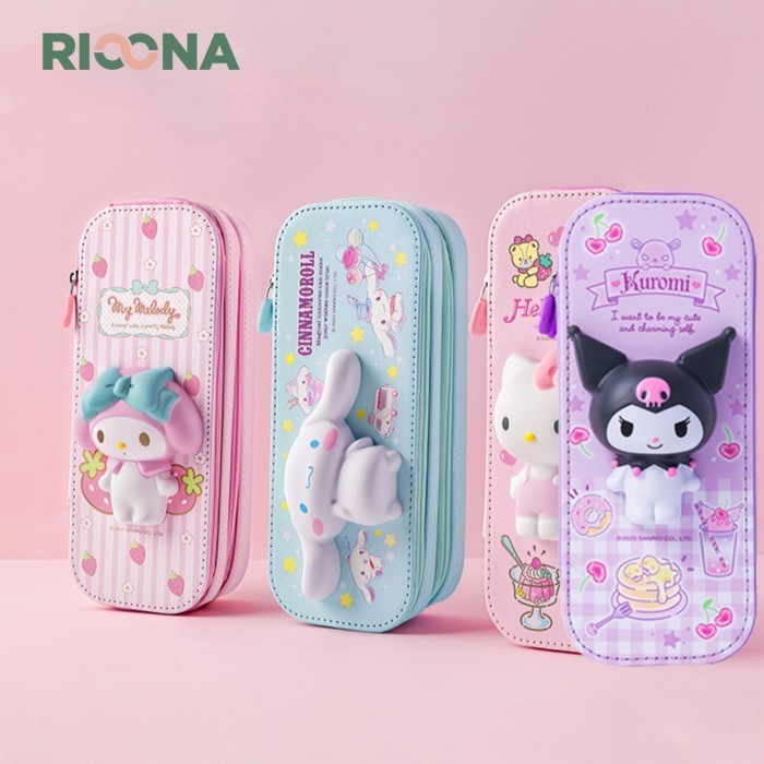 

Tempat Pensil Squishy Sanrio Dua Susun Pen Holder Squishy