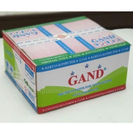 

Gand 2Ply Continous Form 9 1/2" X 13" Ncr (Ukuran Folio/F4)( Dus )