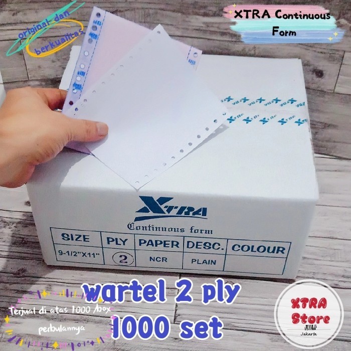 

Kertas Wartel 2Ply Continuous Form