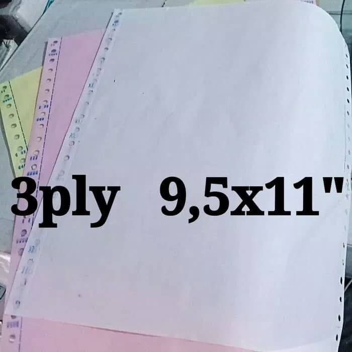 

Kertas 3Ply Continuous Form 9.5X11Inch Isi 500Set