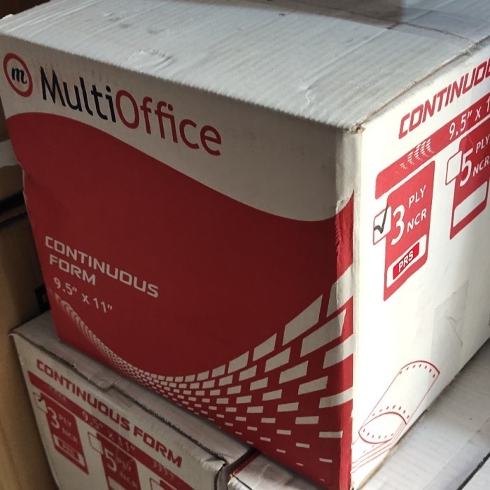 

Continous Form 3 Ply Prs 9,5X11/2 1000Shett