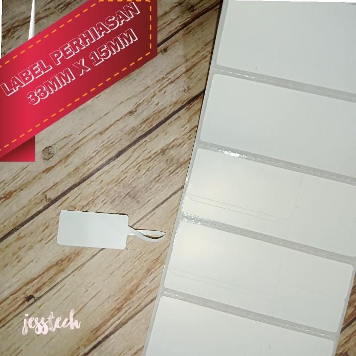 

Label Perhiasan 33Mm X 15Mm Isi 1000 Pcs 33X15 33X15Mm