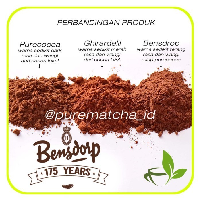 

Bensdrop Coklat Bubuk Murni Bensdorp Cocoa Pure Cocoa Powder 500Gr