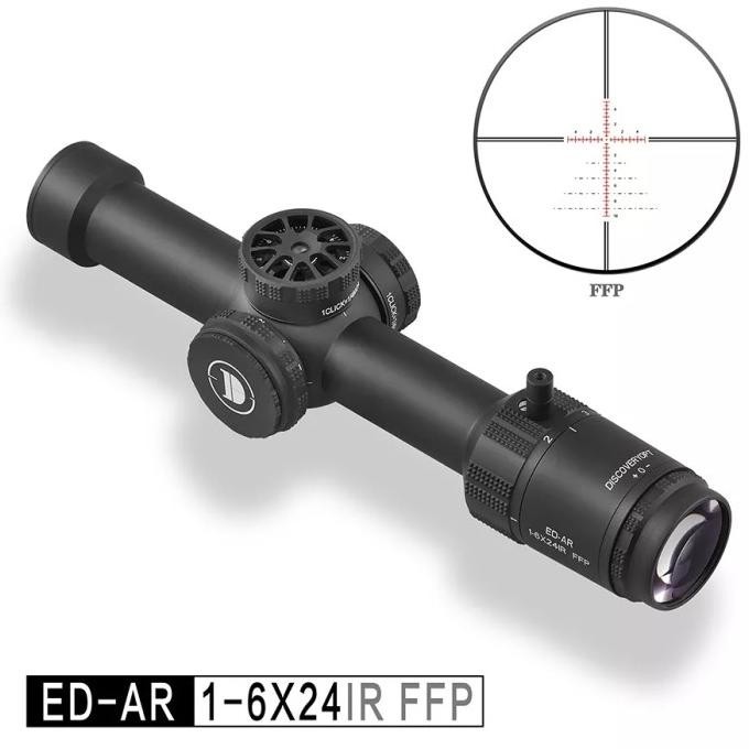 Teleskop Discovery Ed-Ar 1-6X24 Ir Ffp Scope Buntung Discoveryopt