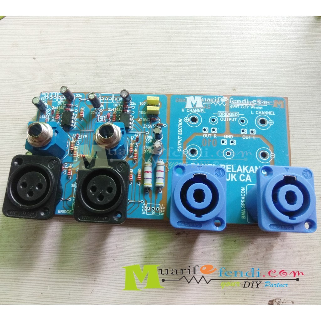 KIT Input Balance Back Panel Panel Belakang Box CA GAS Thunder Axtrone XTI KOMPLIT SOKET