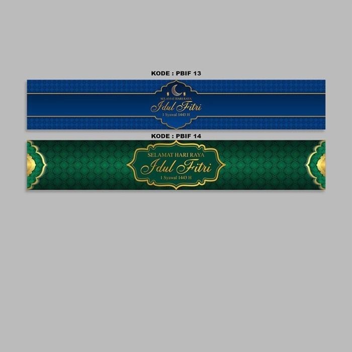 

Paper Belt Costum Uk 34X5Cm Lebaran Paperbelt Idul Fitri Sleeve Pita 014