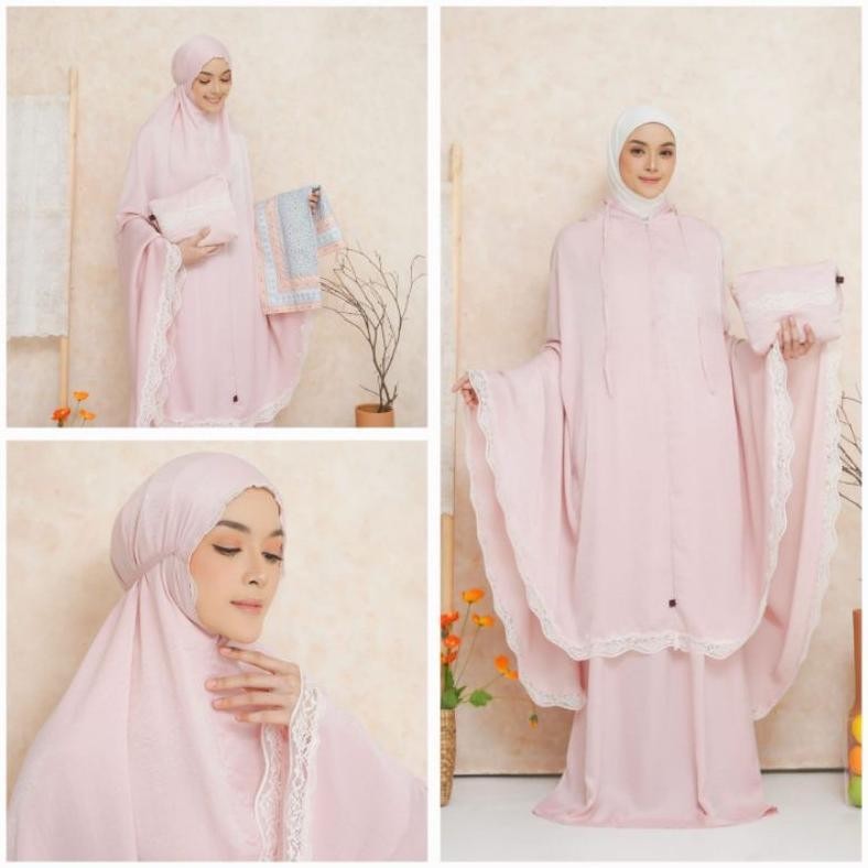 {MUKENA} Mukena Ayana 2in1 / Mukena Santorini Silk / Mukena Ayana TERLARIS