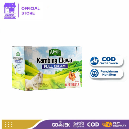 

Susu Kambing Etawa FULL CREAM AMH (sachet) dengan Jahe Merah