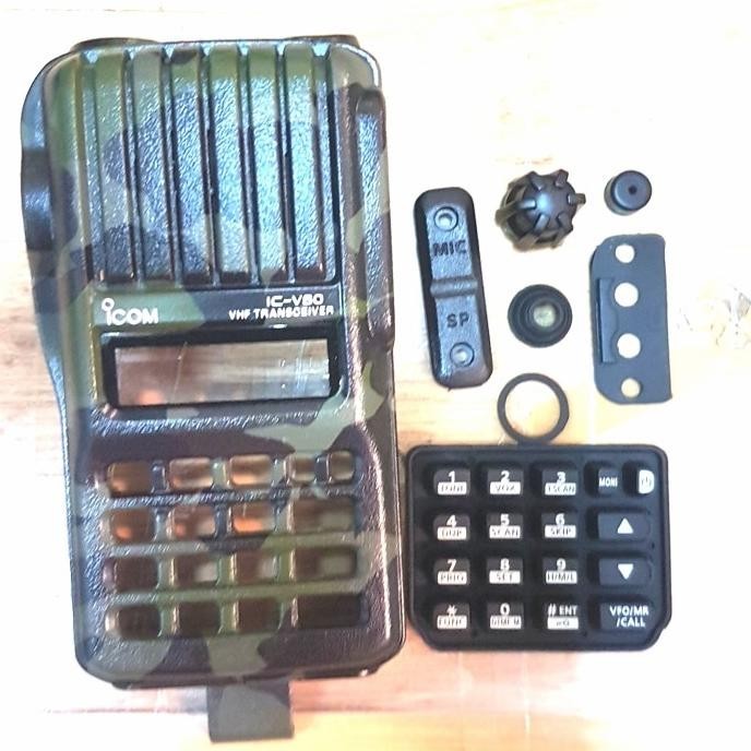 irb CASING HT ICOM IC V80 ARMY LORENG KOMPLIT