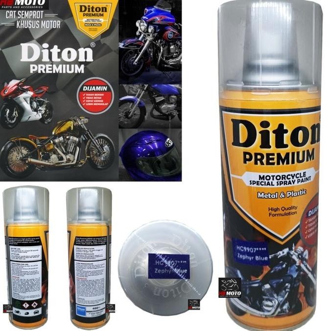Hc 9907 Cat Semprot Diton Premium **** Hc 9907 Zephyr Blue Isi 400 Cc Kualitas Premium