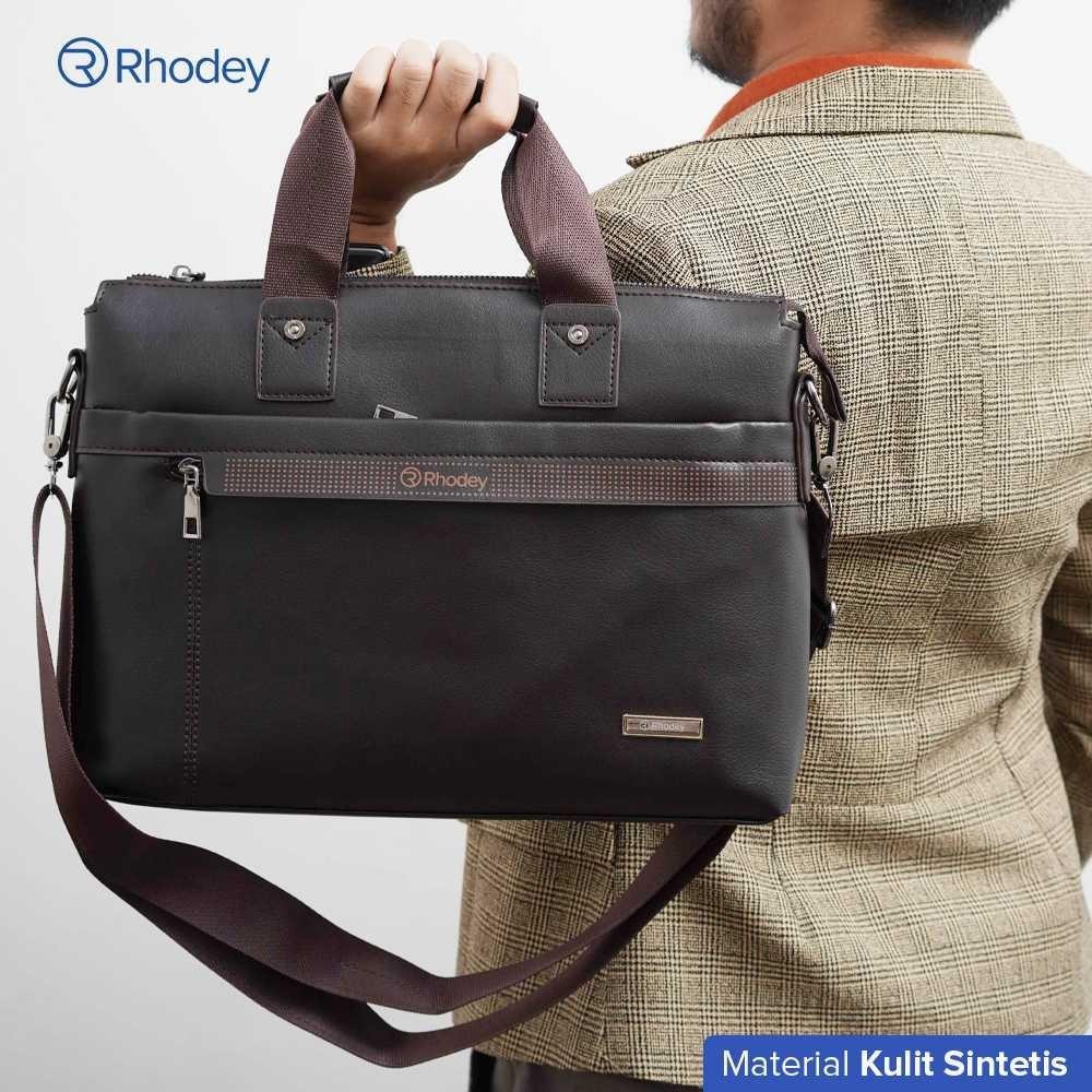 Rhodey Polo Tas Selempang Pria - Tas Selempang Besar untuk Gaya Bergaya, PU Leather