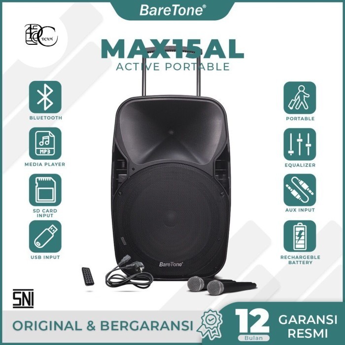 Speaker Baretone 15Al Active Portable
