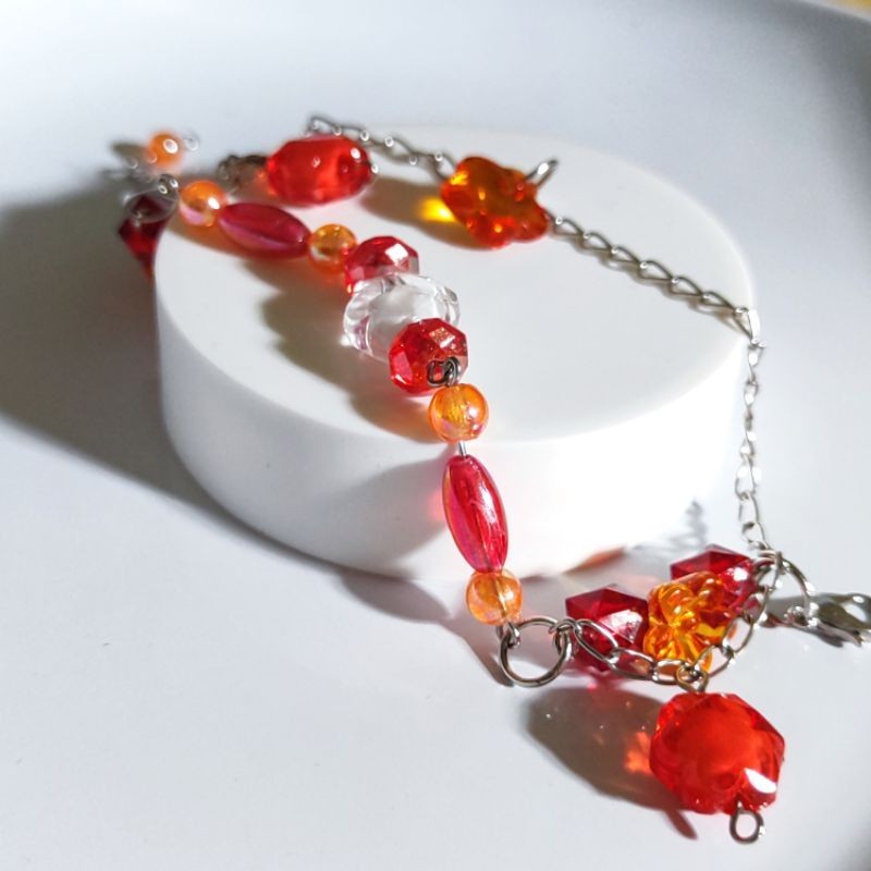 Genshin Impact inspired bracelet vol. 1: Yoimiya / Gelang Genshin Impact Yoimiya