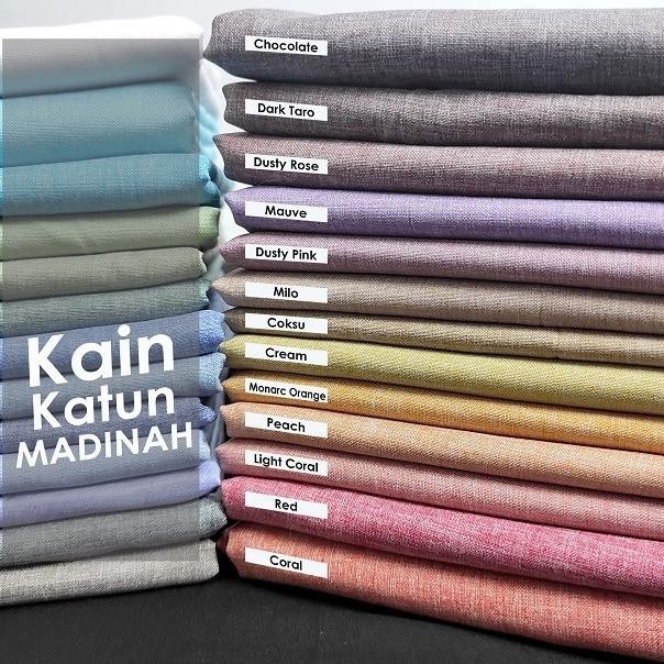 

Ready Kain Katun / Katun Madinah - Per 0.5M Stok Terbatas