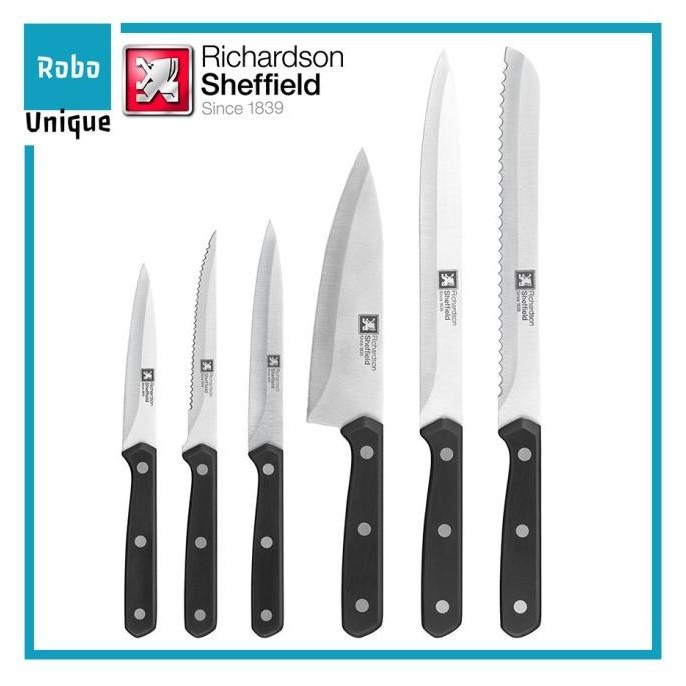 Richardson Sheffield Uk Cucina Knife Block Set Pisau Set
