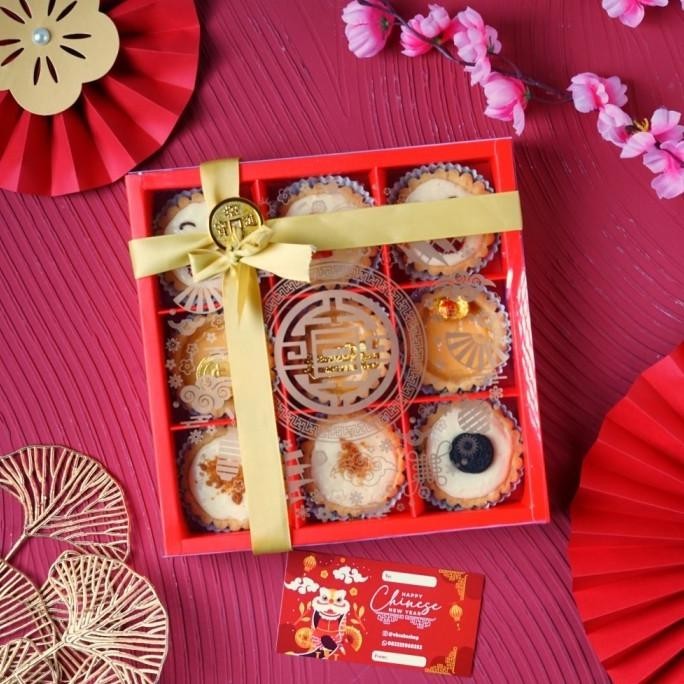 

Pie cheese cream isi 9 hampers Imlek