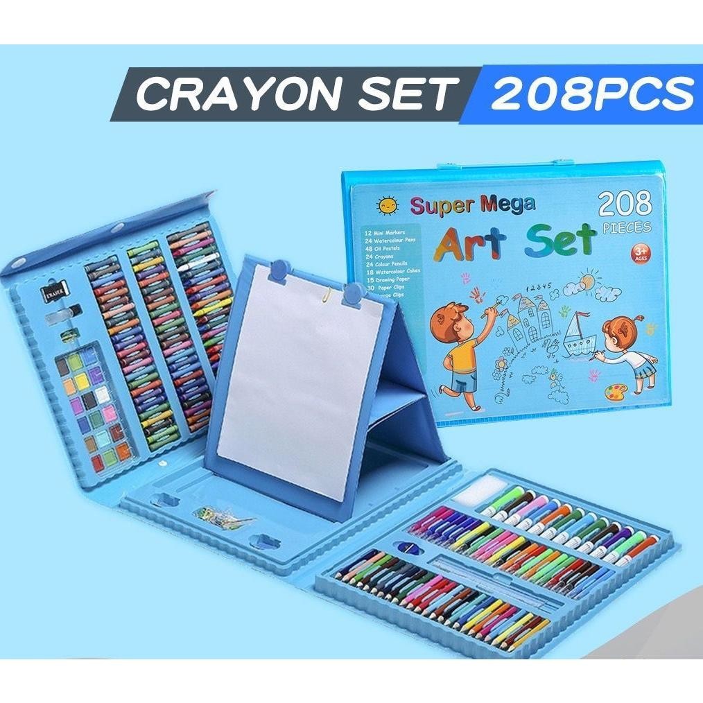 

LARIS 208 Pcs Set Mewarnai Set/Pensil Crayon ( Alat Menggambar atau Mewarnai ) NN67