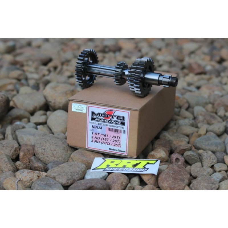 Rasio gear box Kawasaki Ninja Std 155 / Tune Up Moto1 Racing