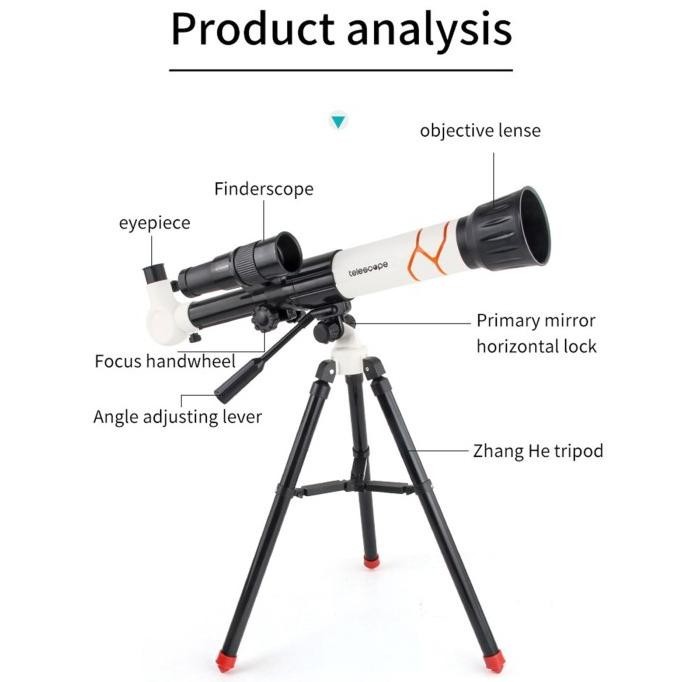 Teleskop Astronomi Teropong Bintang Mainan Anak Science