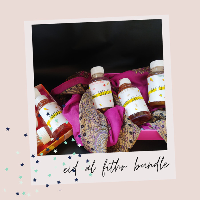 

Limited! mini hampers parcel bundle lebaran madu abeille asli New