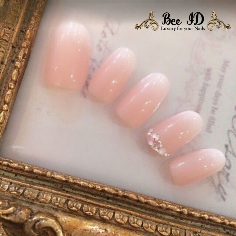 SIMPLE UNTUK SEHARI HARI kuku fake nails aesthetic putih wedding pernikahan pengantin bahan henna