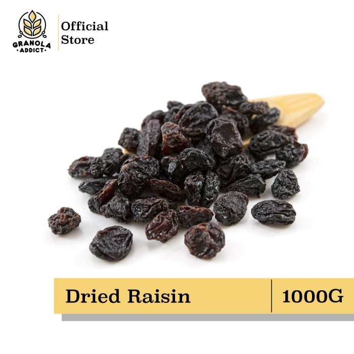 

Dried Seedless Raisin / Kiss 1Kg - Granola Addict Ingredients