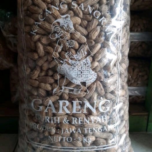 

Kacang Kulit Sangrai 1 Ball Berat 3 Kg