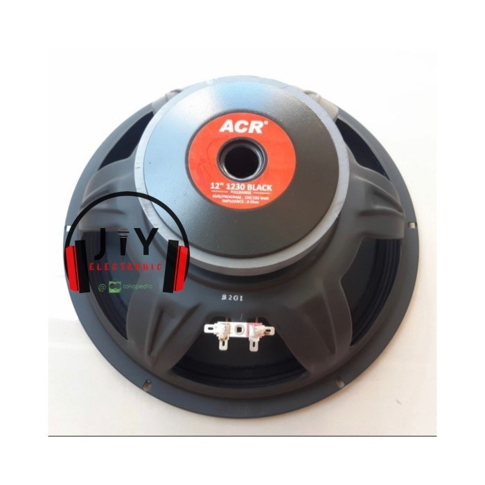 TERMURAH - Speaker ACR 12 inch Full Range Fullrage ACR 1230 ACR-1230 Black