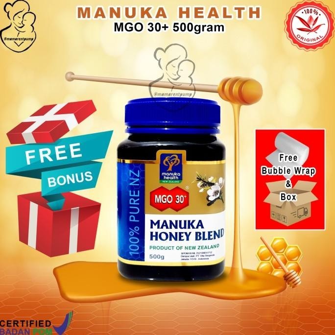 

Bpom Madu Manuka Health Honey Mgo 30+ 500Gr 500 Gram G Gr 500G 500Gram Original