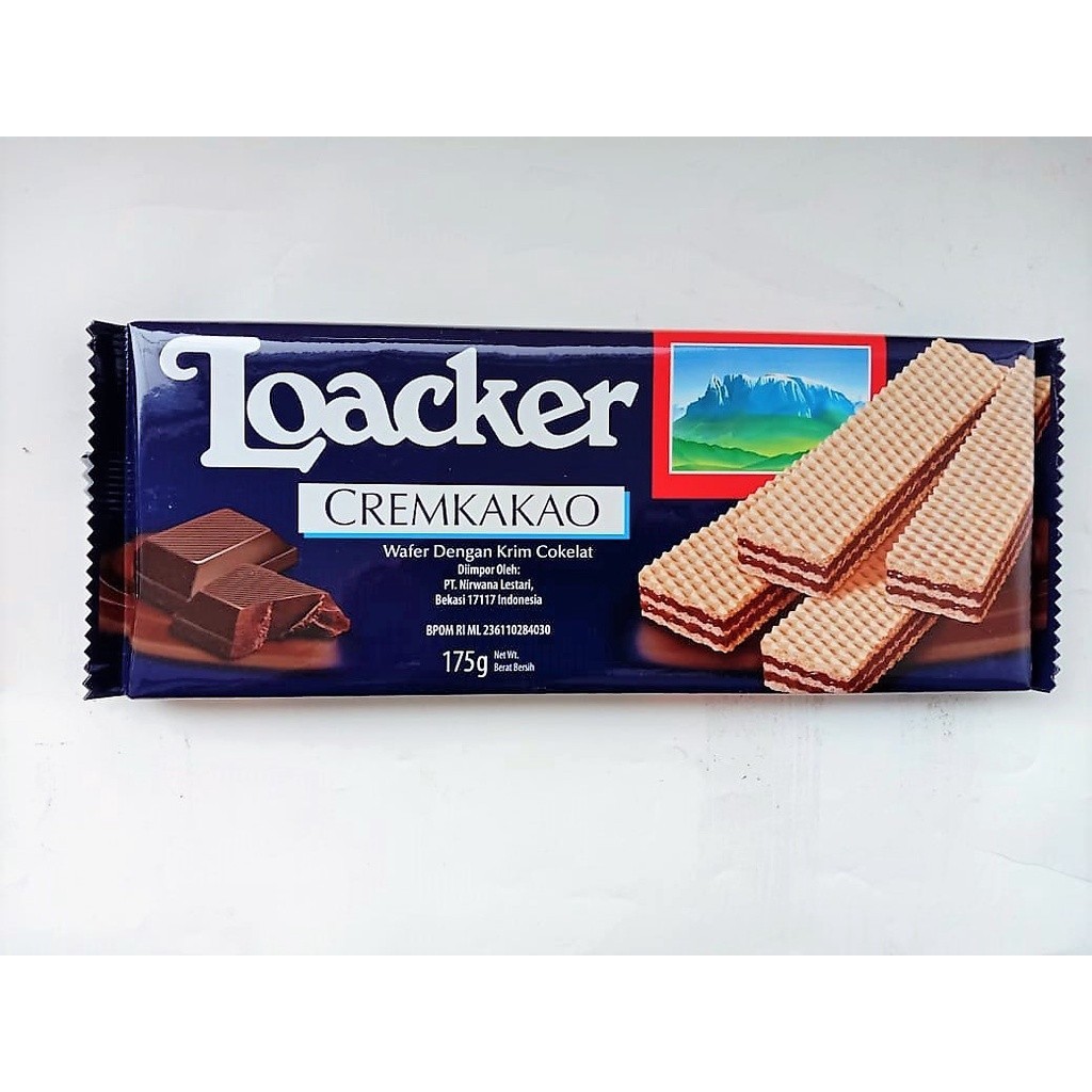 

Loaer Biskuit Cremkakao / Wafer Dengan Krim Cokelat 175 Gr