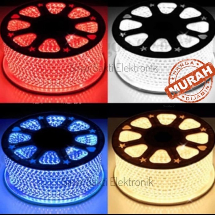+++++] Lampu Selang Led Strip 5050 / 220 volt ( per meter ) dekorasi tumblr
