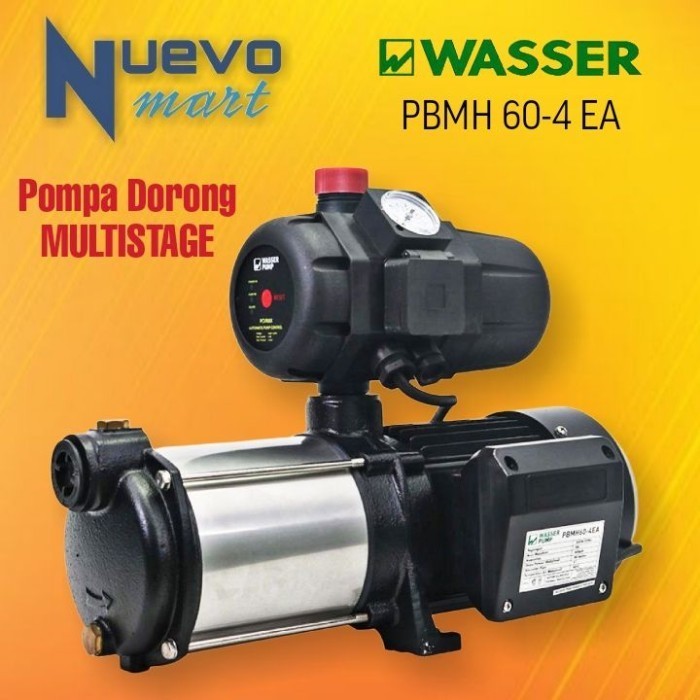 WASSER Pompa Dorong Multistage PBMH 60-4 EA Pompa Booster PBMH 60 4 EA