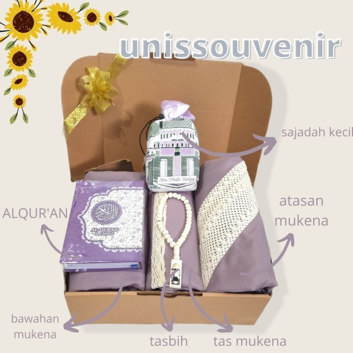 

Hampers Box Perlengkapan Shalat Lengkap Al Quran Souvenir & Gift