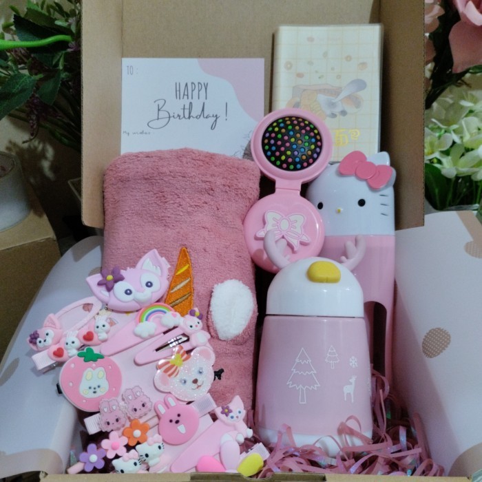 

Dece Hampers Anak Perempuan Kado Ulang Tahun Pink Anak Cewek