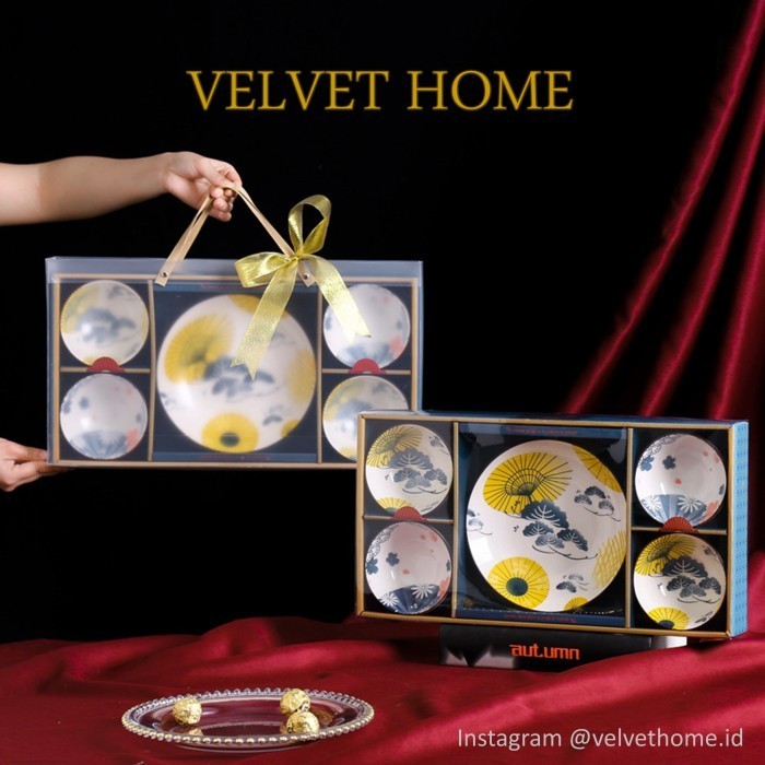 

Hampers Piring Makan Mangkok Jepang Kado Gift Natal Imlek Wedding Set